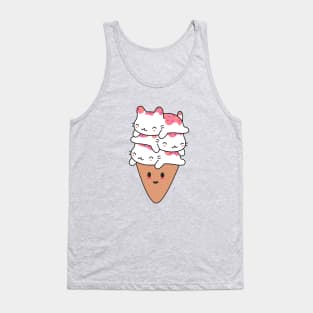 Cat Ice Cream is so kawaii Tank Top